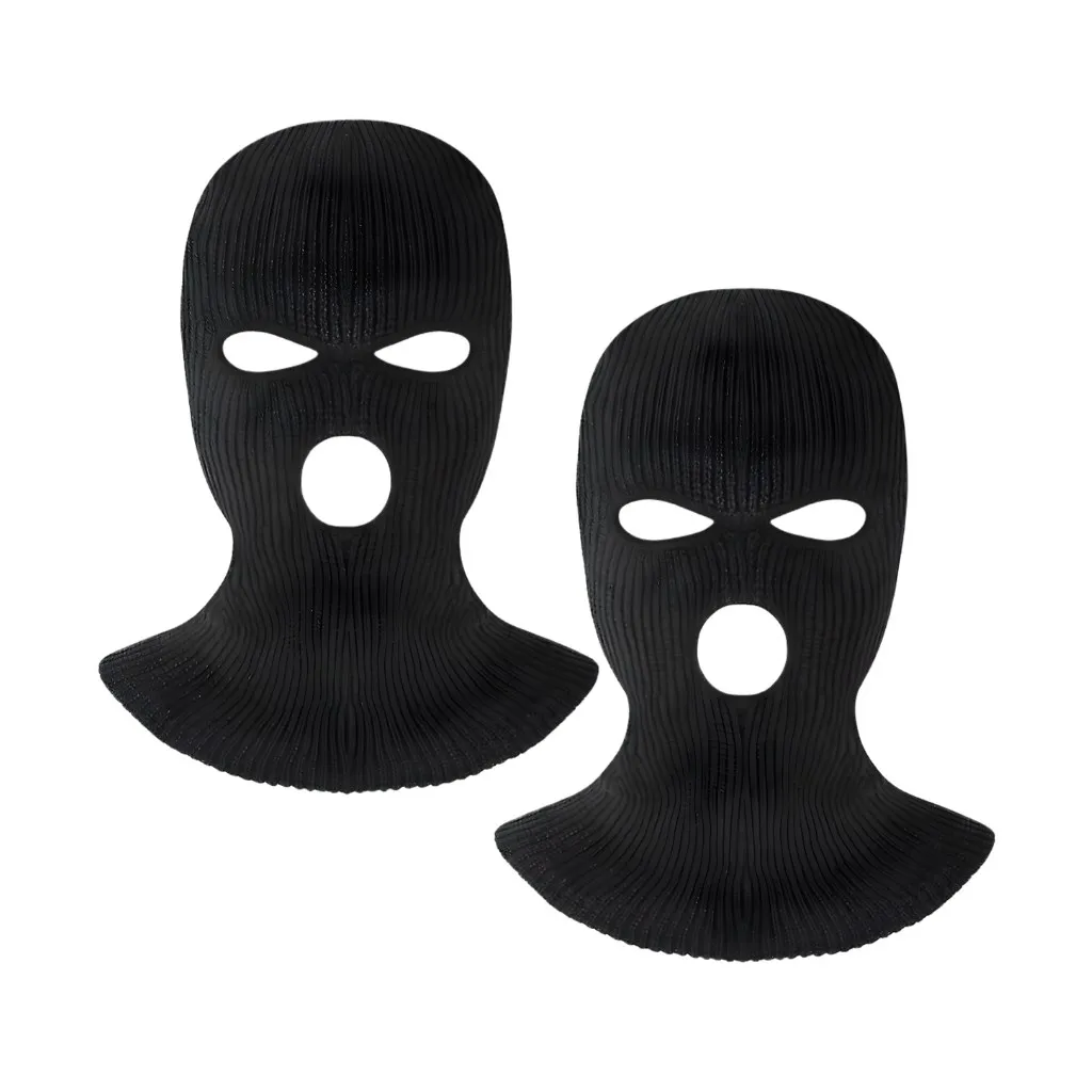 3 Holes Face Mask 12CT