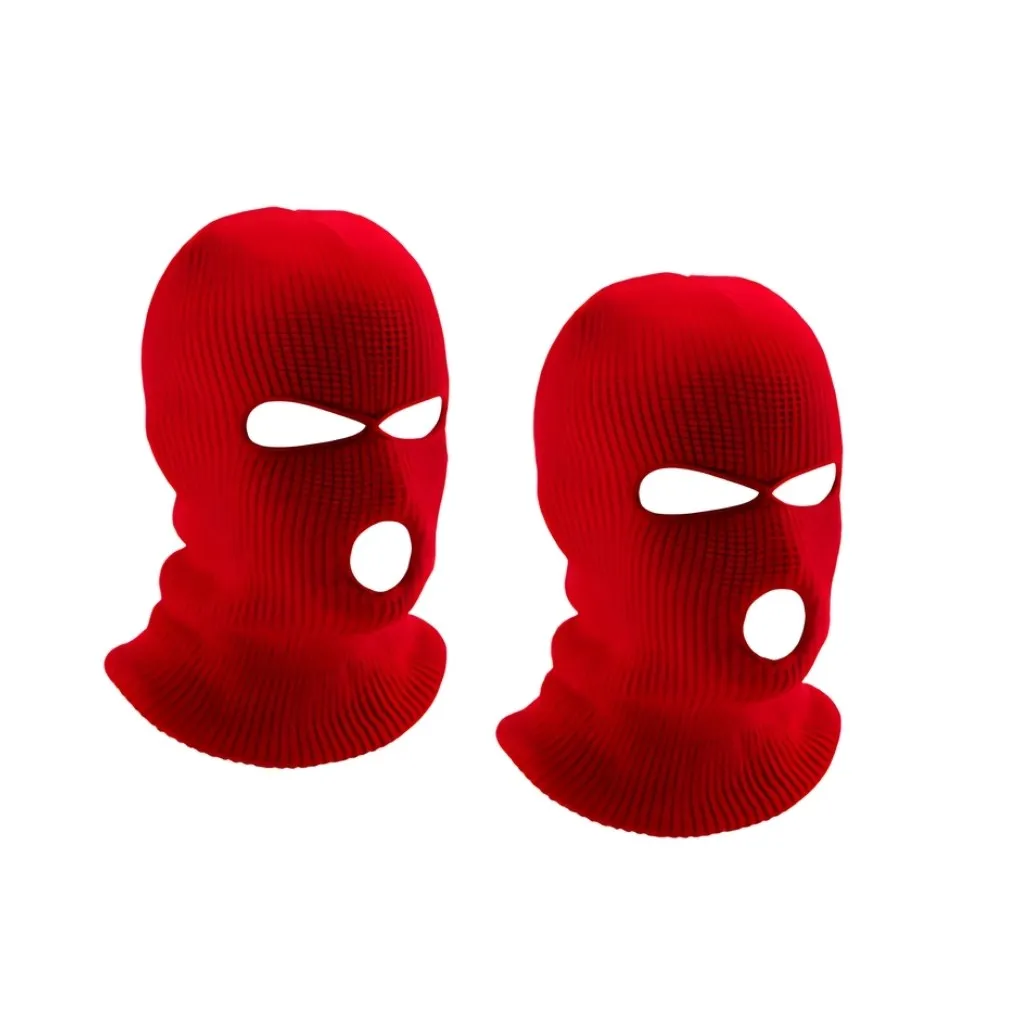 3 Holes Face Mask 12CT