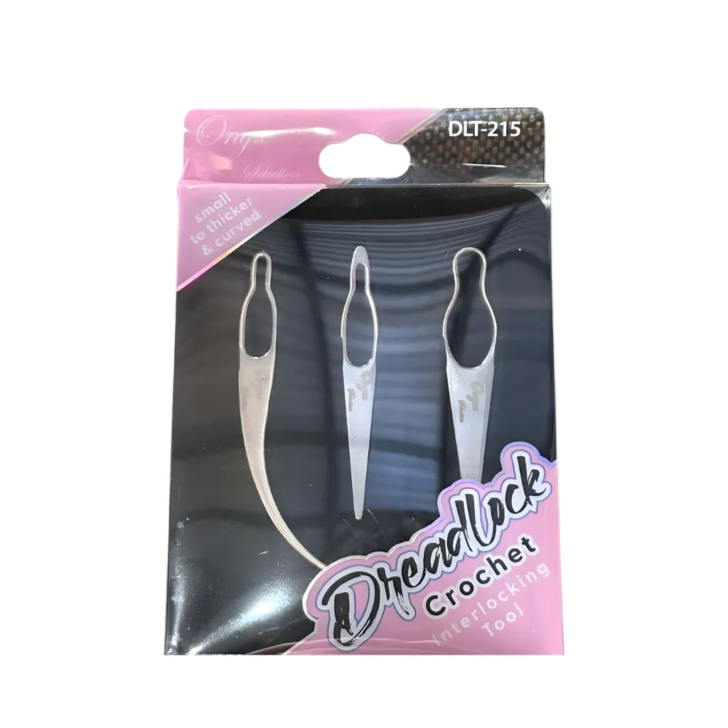 Onyx Selection Dreadlocks Crochet Interlocking Tools 12CT