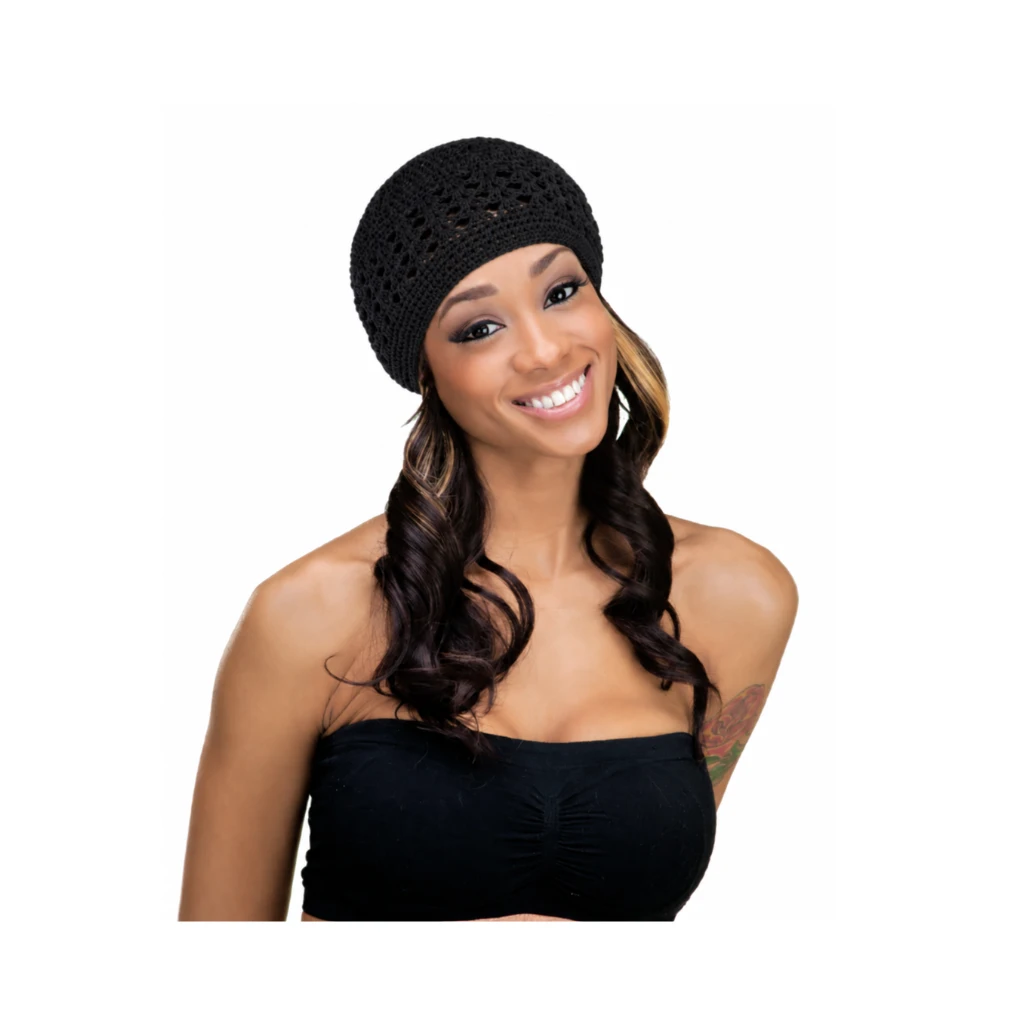 [Q470] Kufi Cap 12CT (Black)