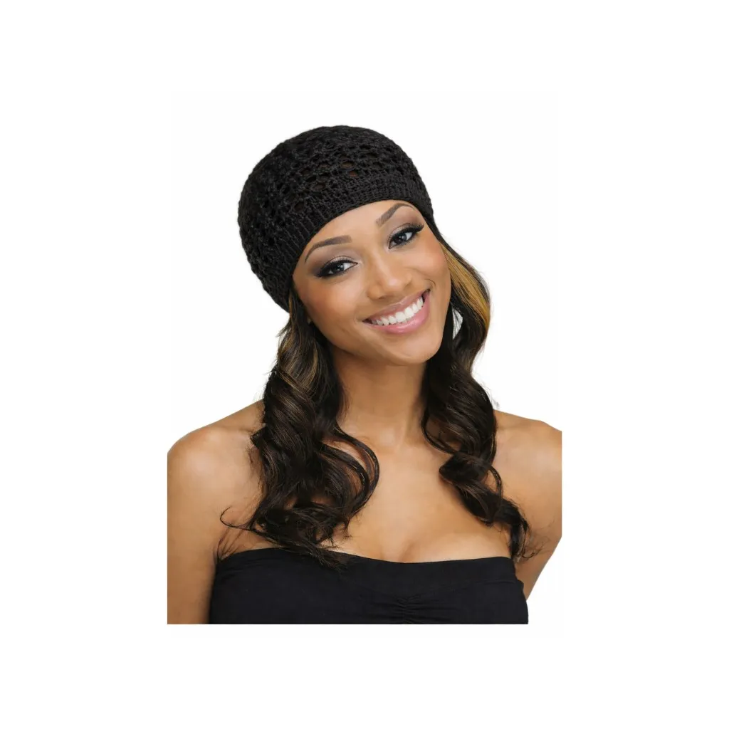 [Q470] Kufi Cap 12CT (Black)