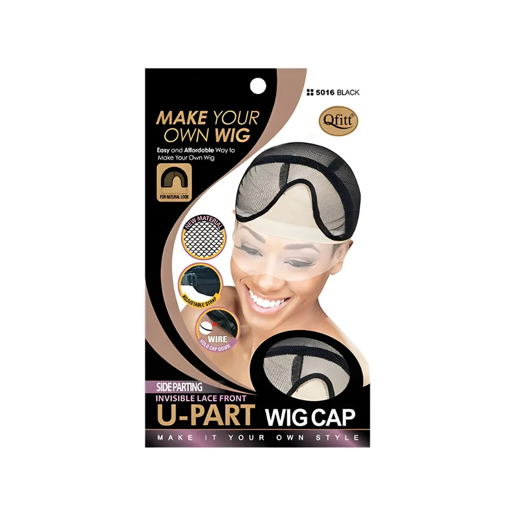 [Q5016] U-Part Wig Cap - Lace 12CT (Side Parting)