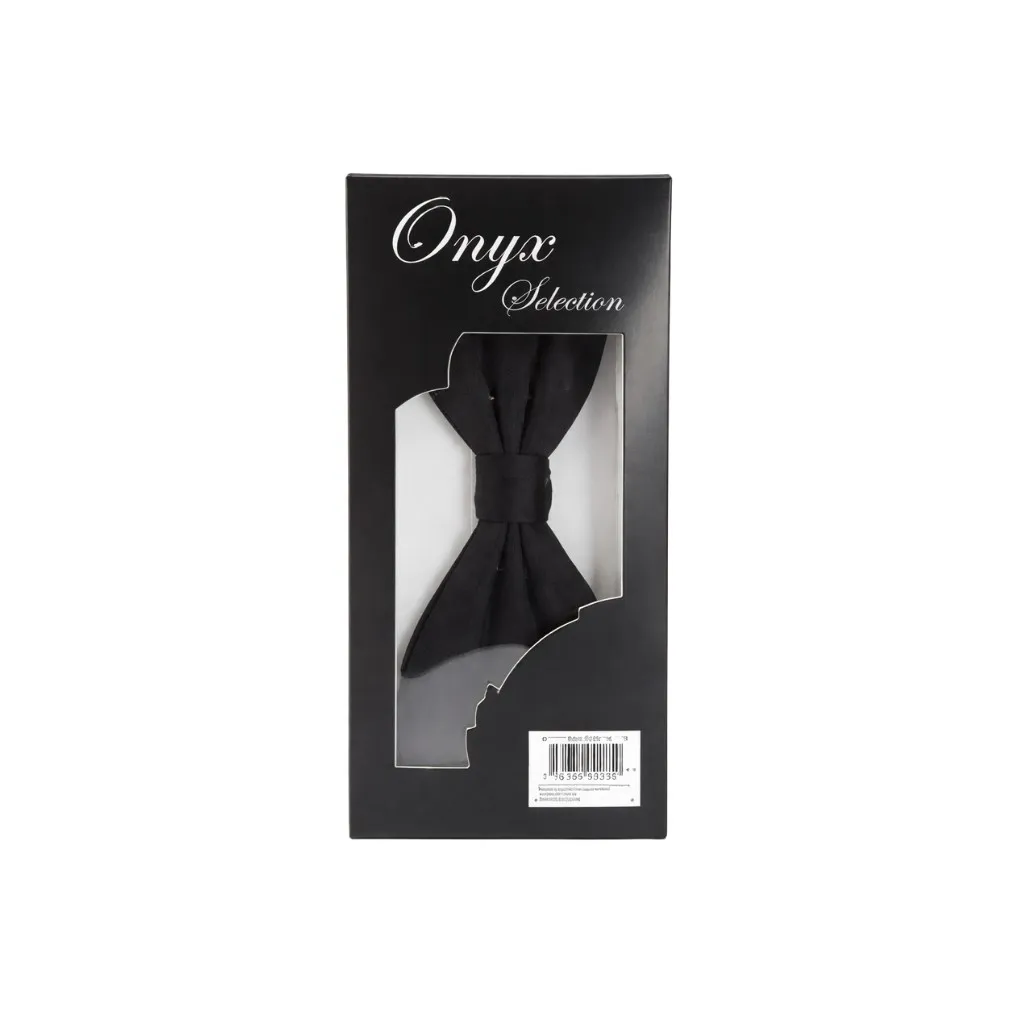 [BT-002] Onyx Selection Bow Tie (Black)