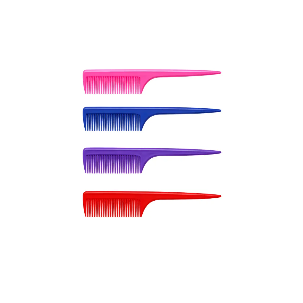 [EB1706] Onyx Selection Bone Tail Comb 12CT