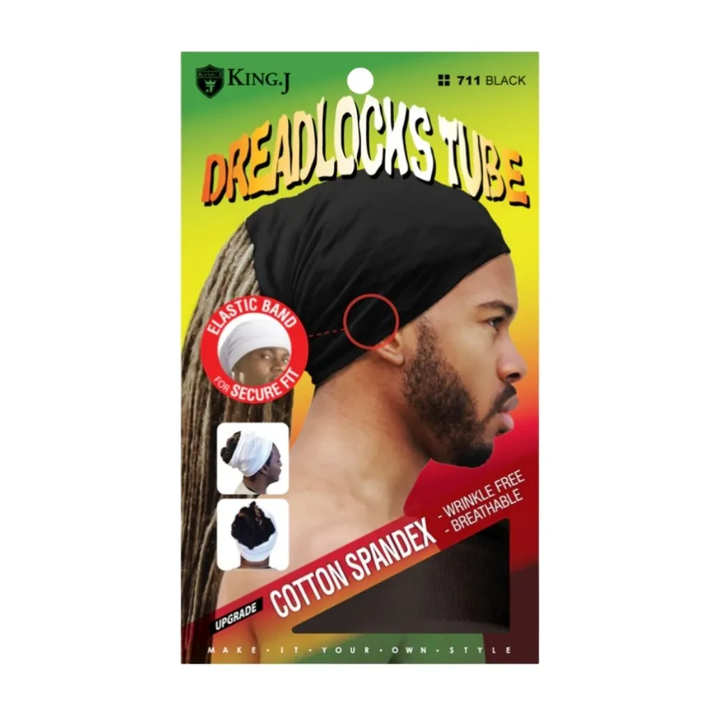 [K711] Dreadlocks Tube 12CT (Black)