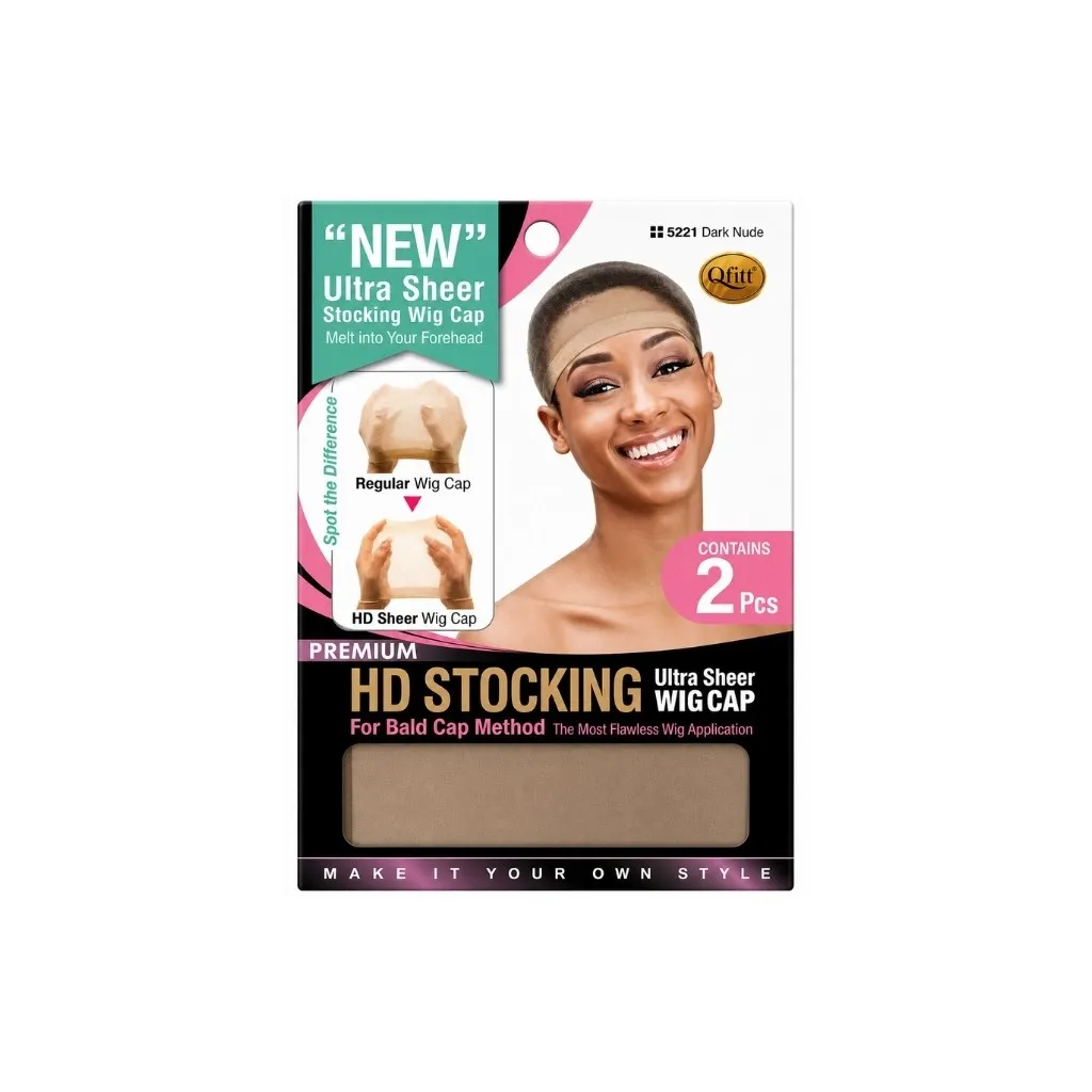 HD Stocking Wig Cap (2PCS) 12CT