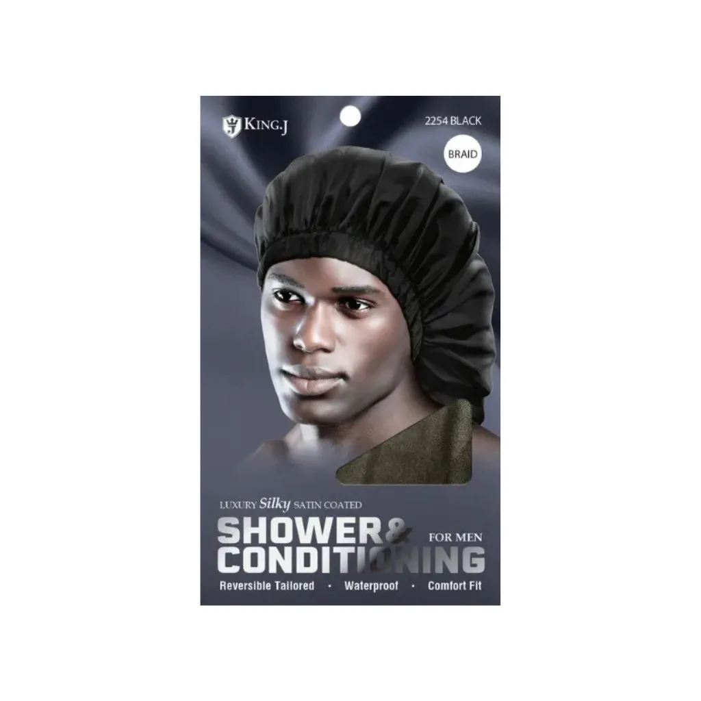 Shower & Conditioning Cap for Men 12CT