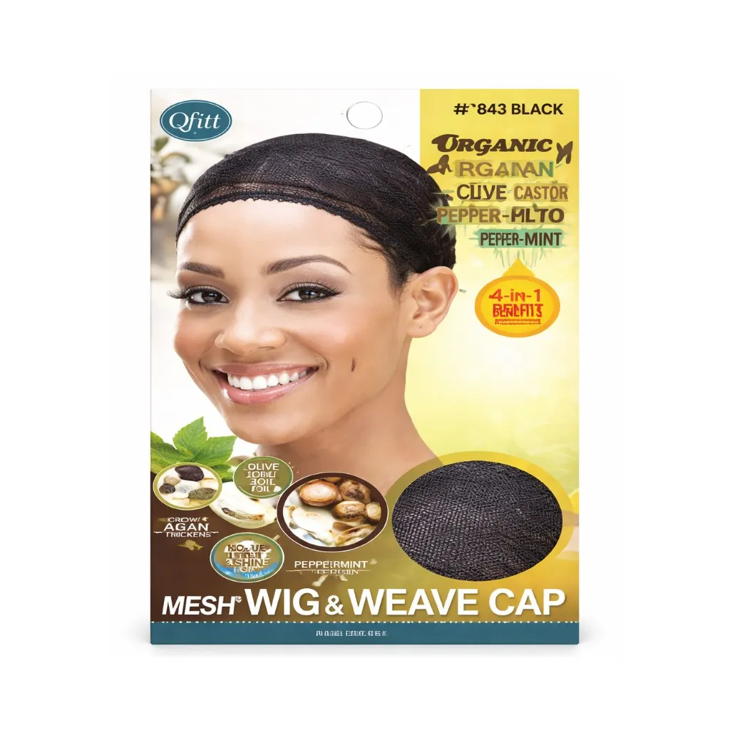 [Q843] Weaving Cap 12CT (Black)
