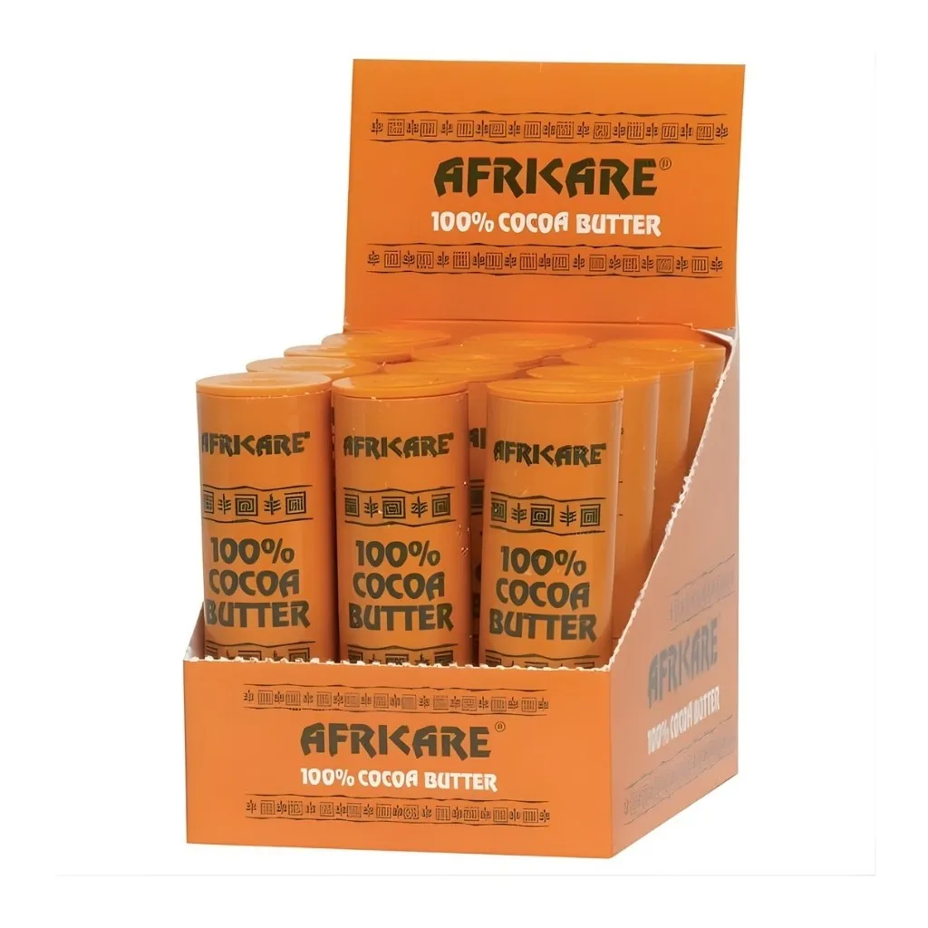 [20000B36] Africare 100% Cocoa Butter - Stick 12CT