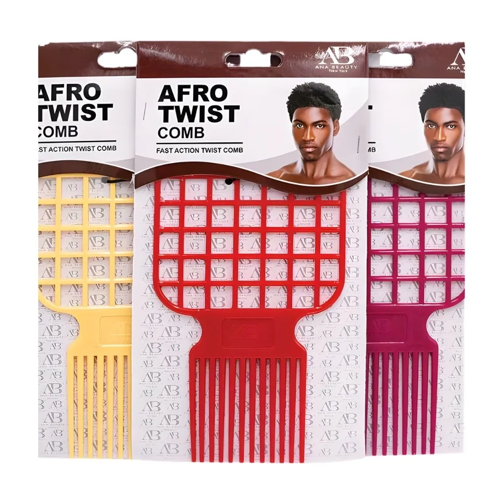 [ABR0205B] Afro & Twist Comb 12CT