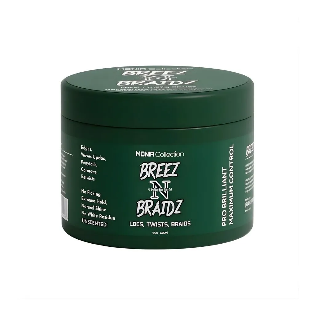 [MC011] Breez N Braidz Loc, Twist, and Braids  - Green 16oz
