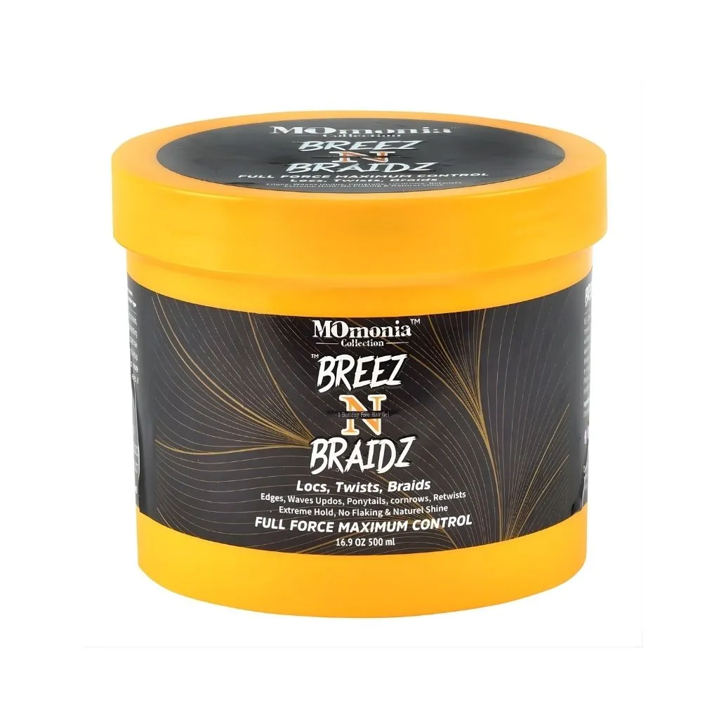 [MC003] Breez N Braidz Loc, Twist, and Braids (Yellow, 16.9oz)