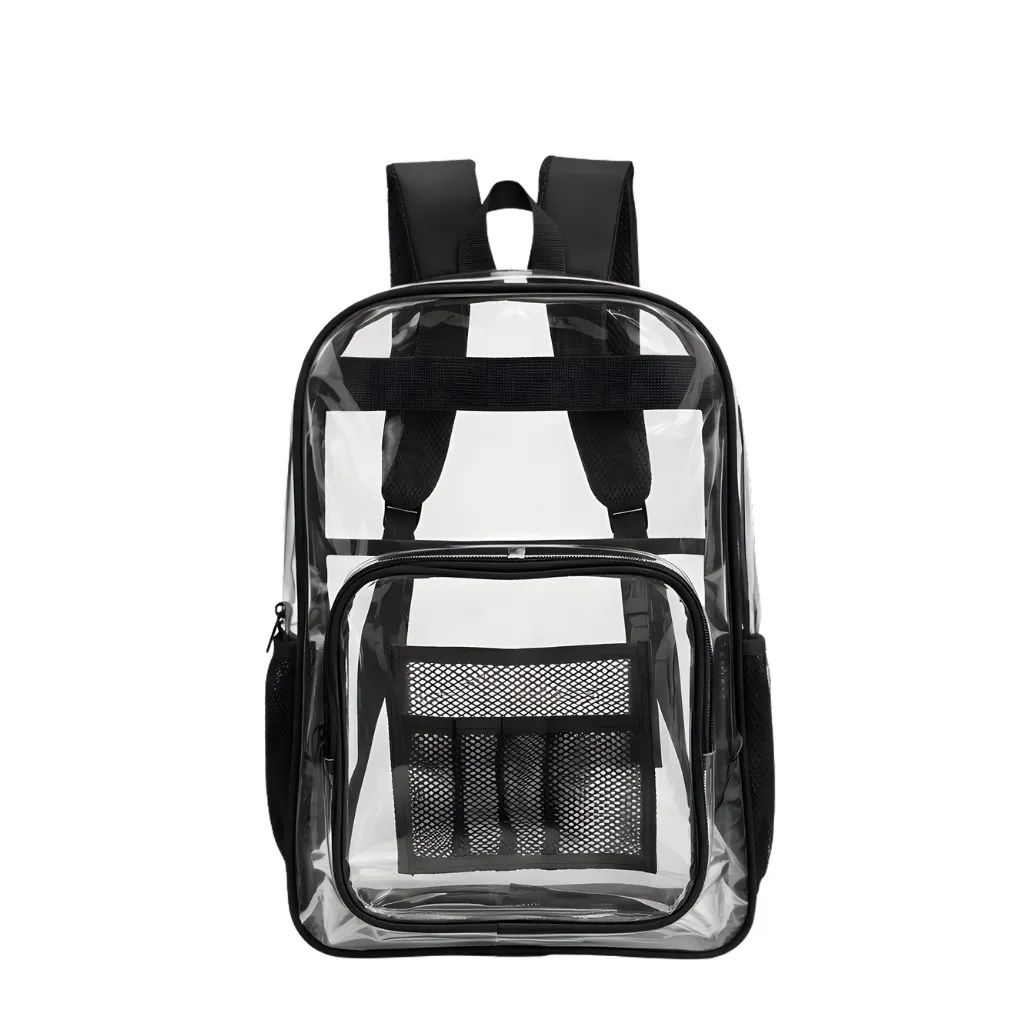 [CB-001BK] Onyx Selection Clear Back Bag (Black)