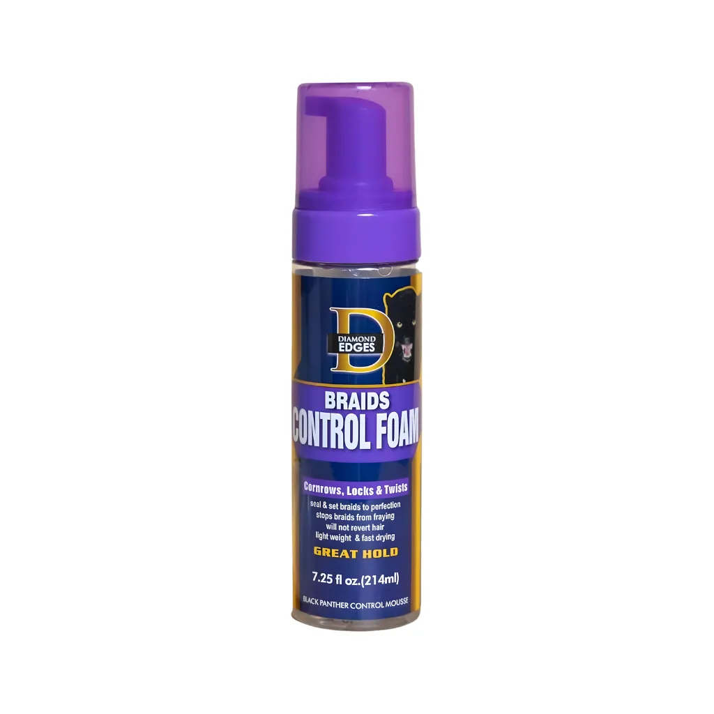 Diamond Black Panther Braids Control Foam