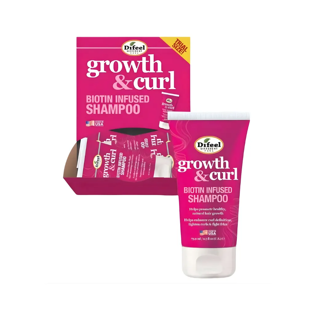 [SH41-GCB25] Difeel Growth and Curl Biotin Shampoo 12CT