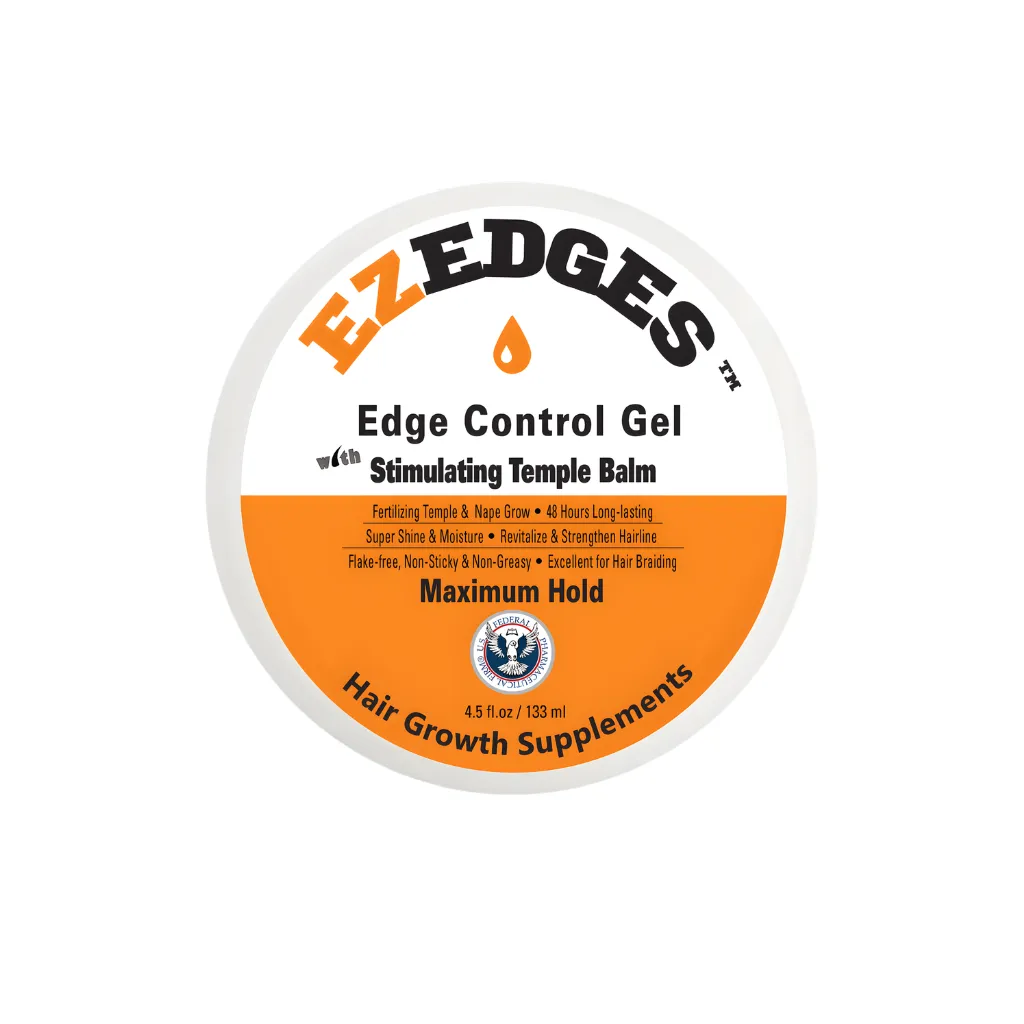 EZ Edges Edge Control with Temple Balm 12CT - Jar