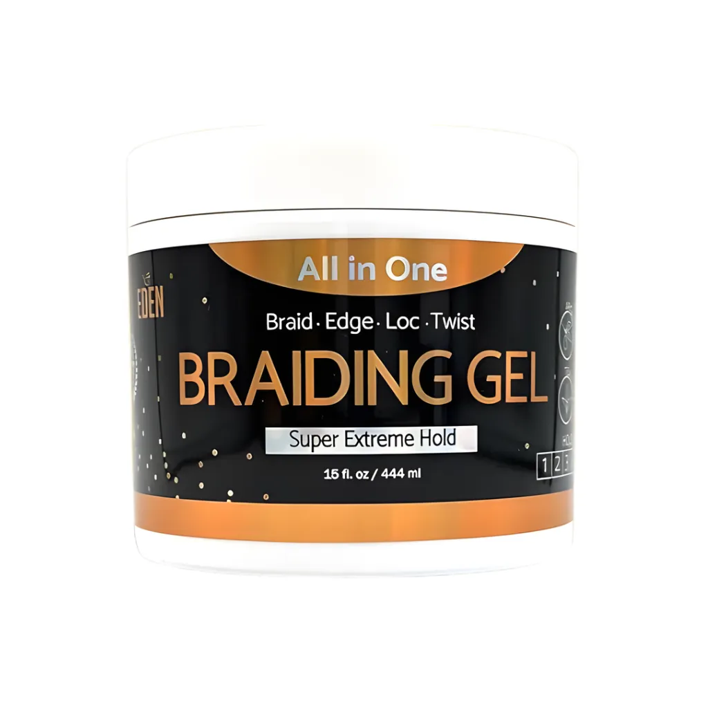 Eden Braiding Gel - Super Extreme 15oz 6CT