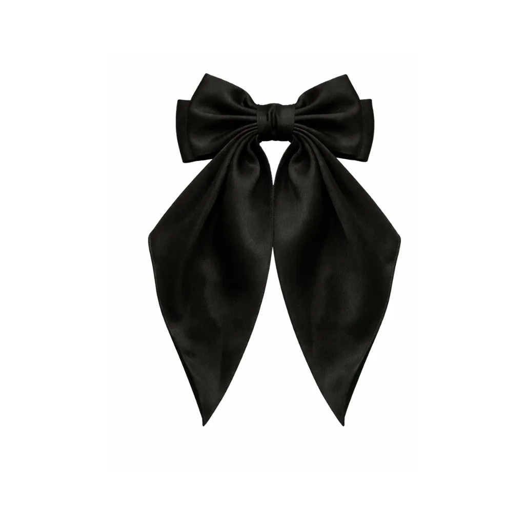 [FB-Black] Onyx Selection Fashion Hair Bows 12CT (Black)