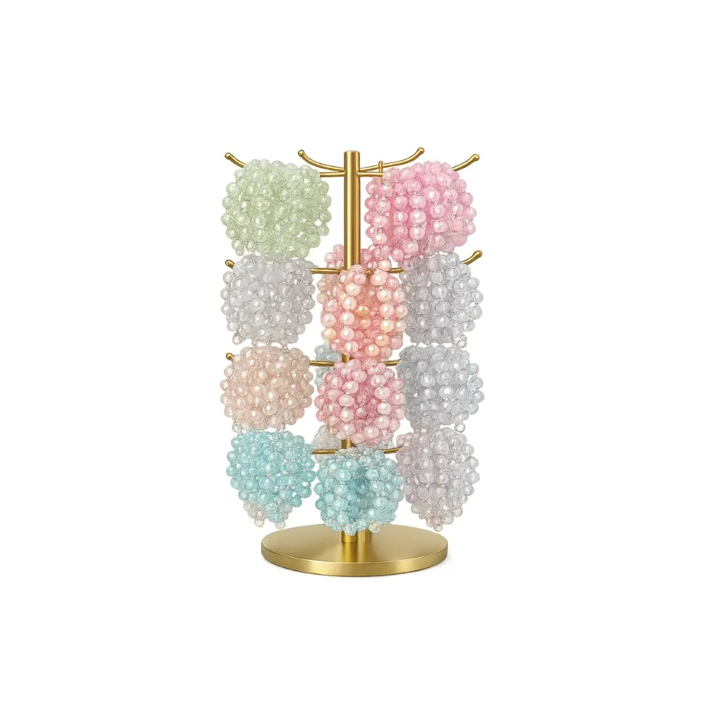 Glass Beaded Bracelet Display 400CT