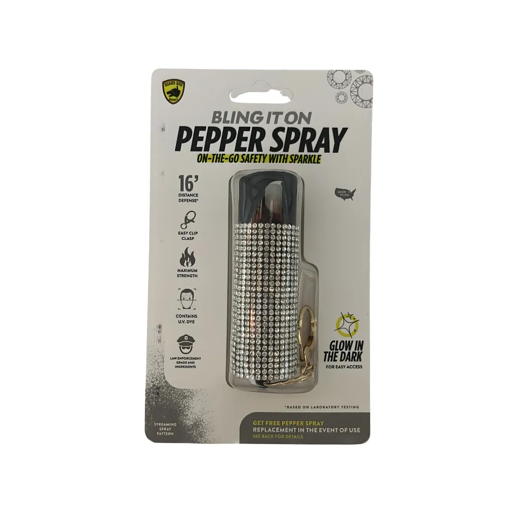 Keychain Pepper Spray with Glow in the Dark