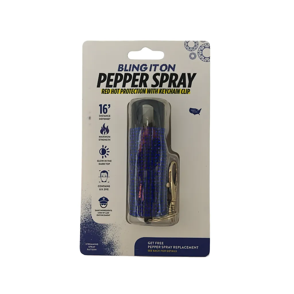 Keychain Pepper Spray with Glow in the Dark