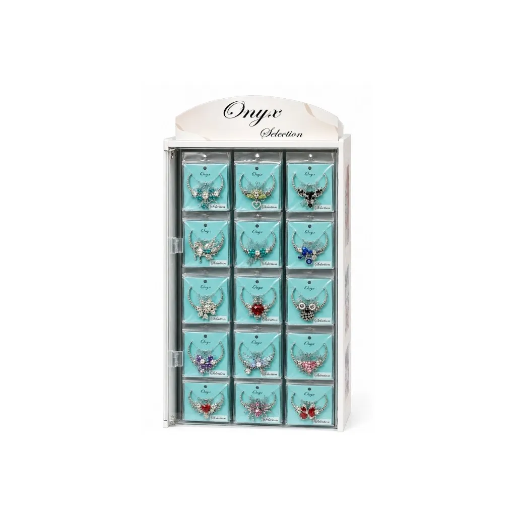 Onyx Selection Charm Bracelet & Earring Set Display 180CT