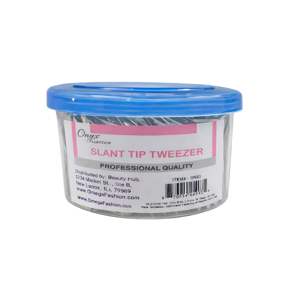 [TR36-SL] Onyx Selection Tweezer with Comfortable Grip 36CT (Slant Tip)