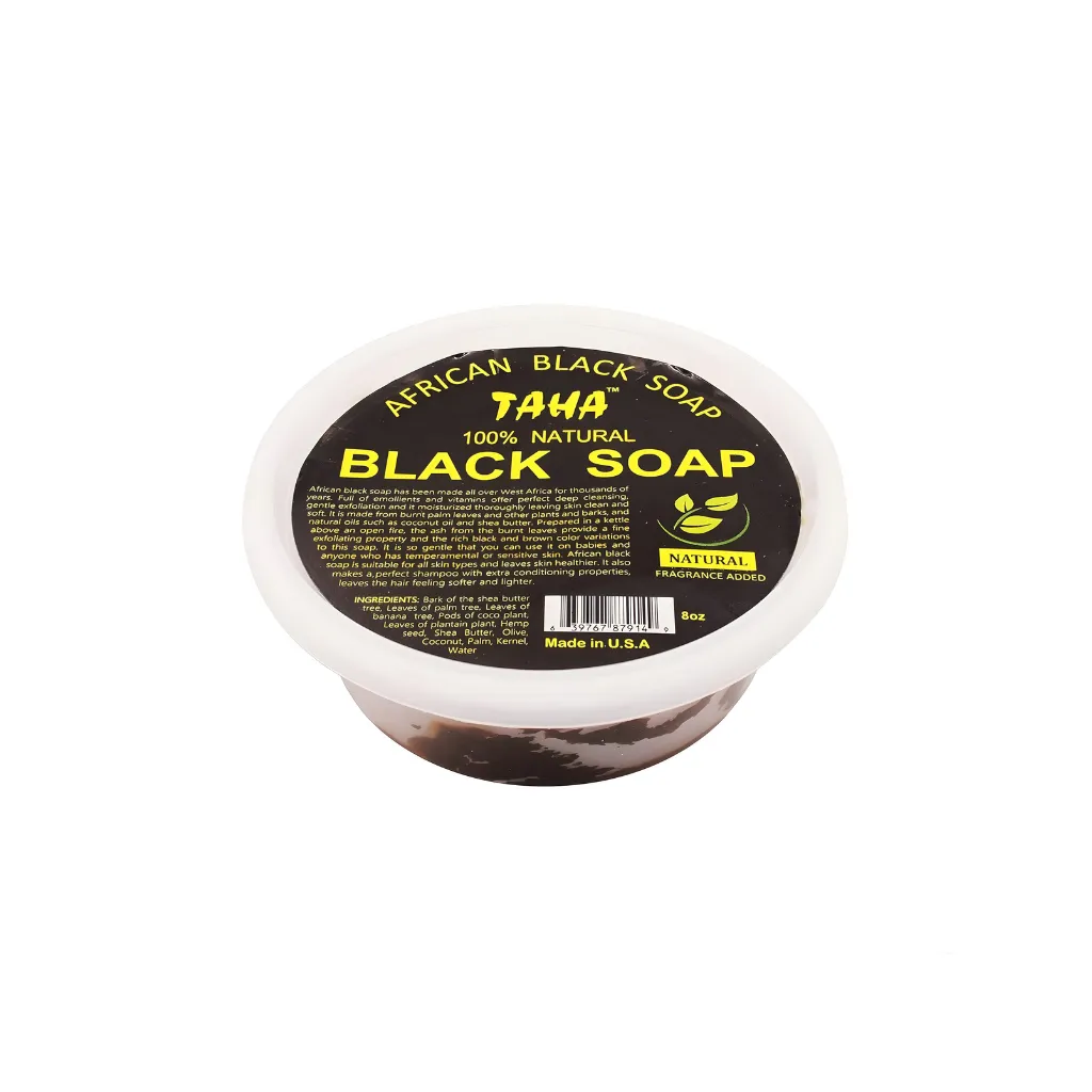 [TA-0134] Taha Black Soap - Tub (8oz)
