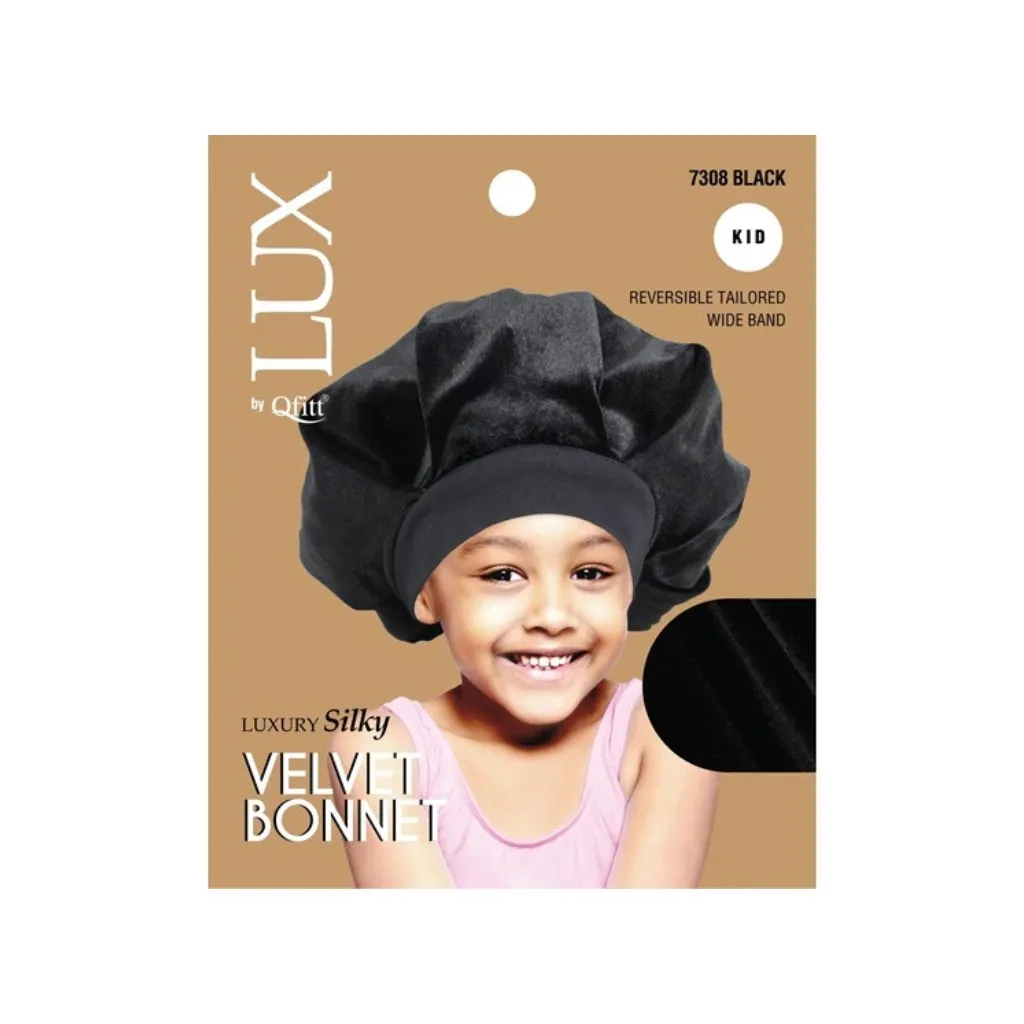 [Q7308] Velvet Bonnet 6CT (Black)