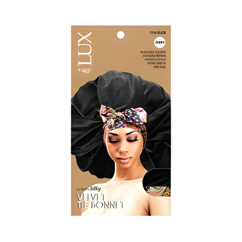 Velvet Tie Bonnet 6CT