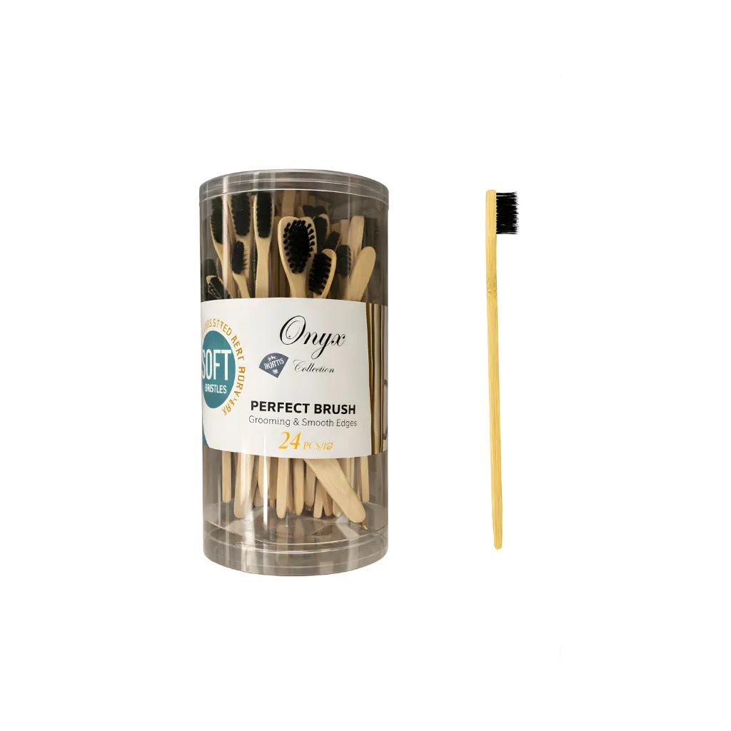 Onyx Selection Wooden Edge Brush 24CT