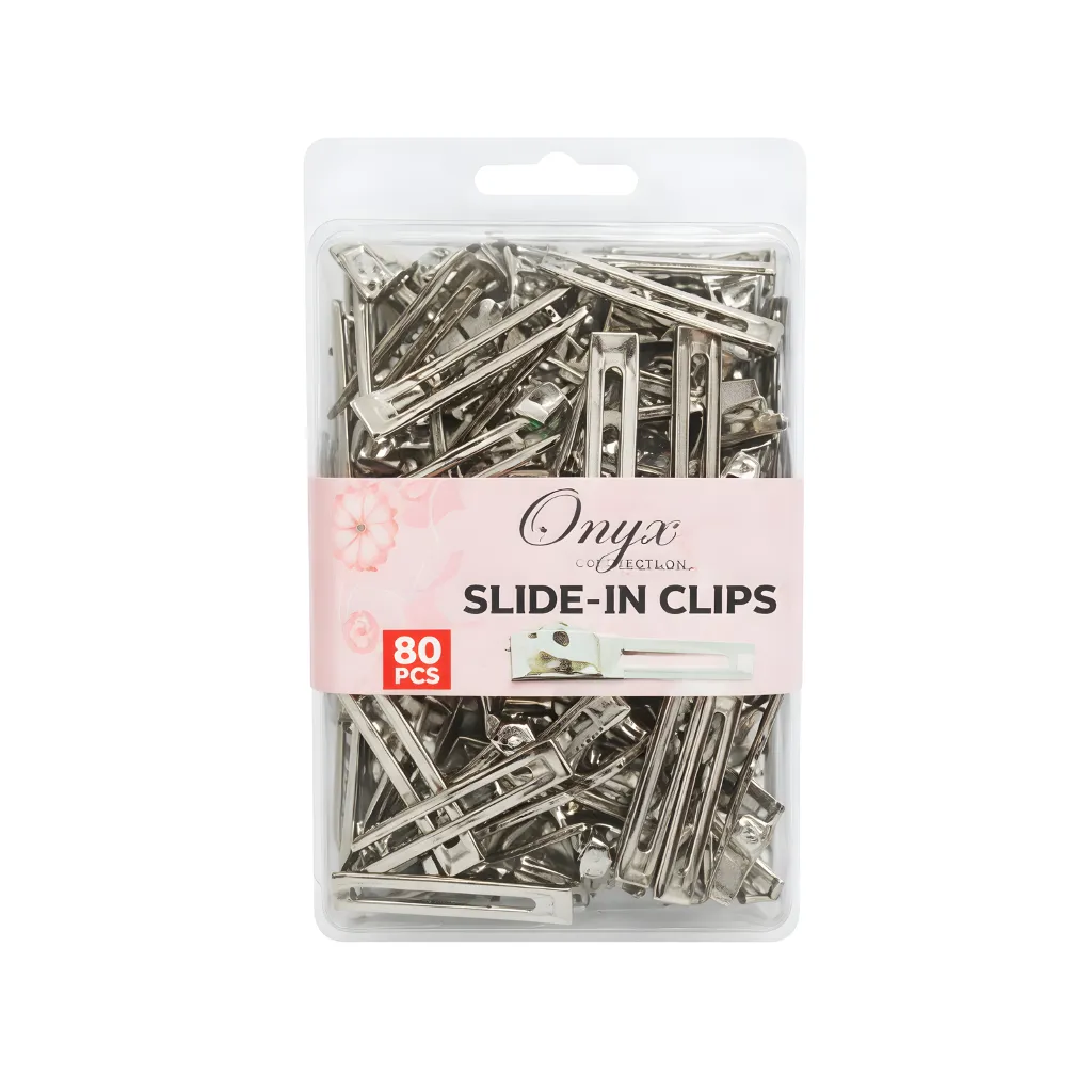 [HC001-80] Onyx Selection Slide-In Clips 80CT / PK , 12PK  / Box