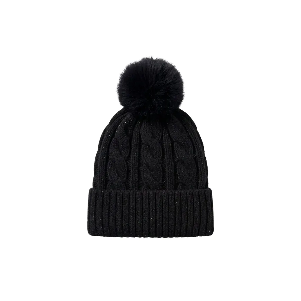 Onyx Selection Pom-Pom Knit Beanie 6CT