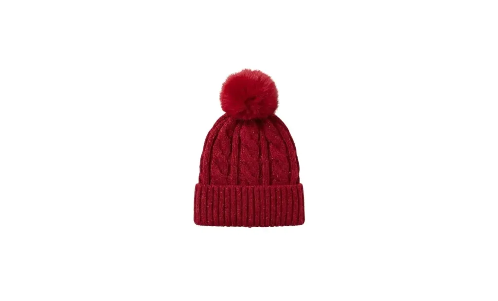 Onyx Selection Pom-Pom Knit Beanie 6CT
