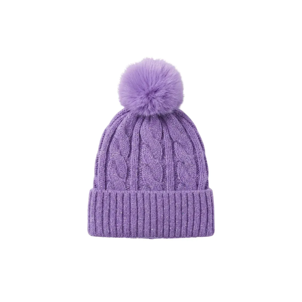 Onyx Selection Pom-Pom Knit Beanie 6CT