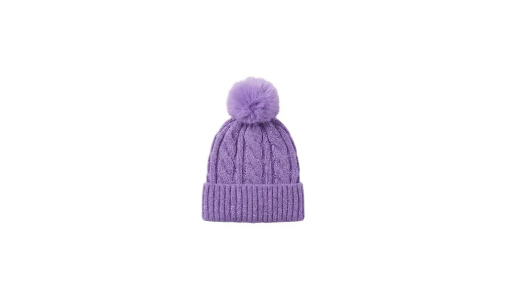Onyx Selection Pom-Pom Knit Beanie 6CT