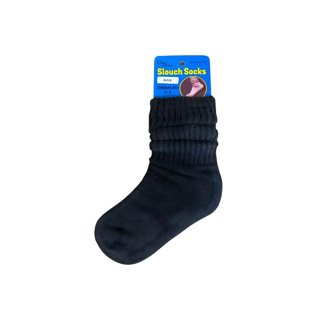 Onyx Selection Slouch Socks 12CT
