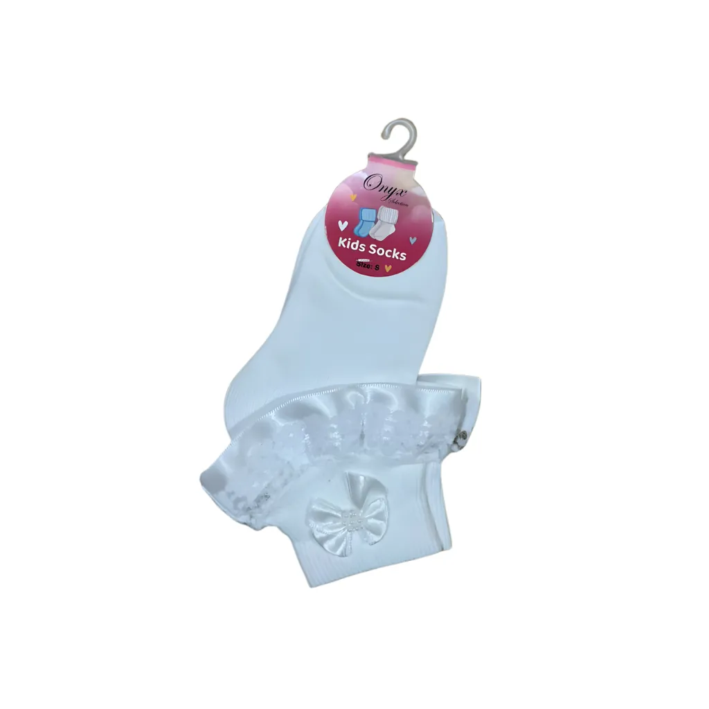 Onyx Selection Lace Socks 12CT