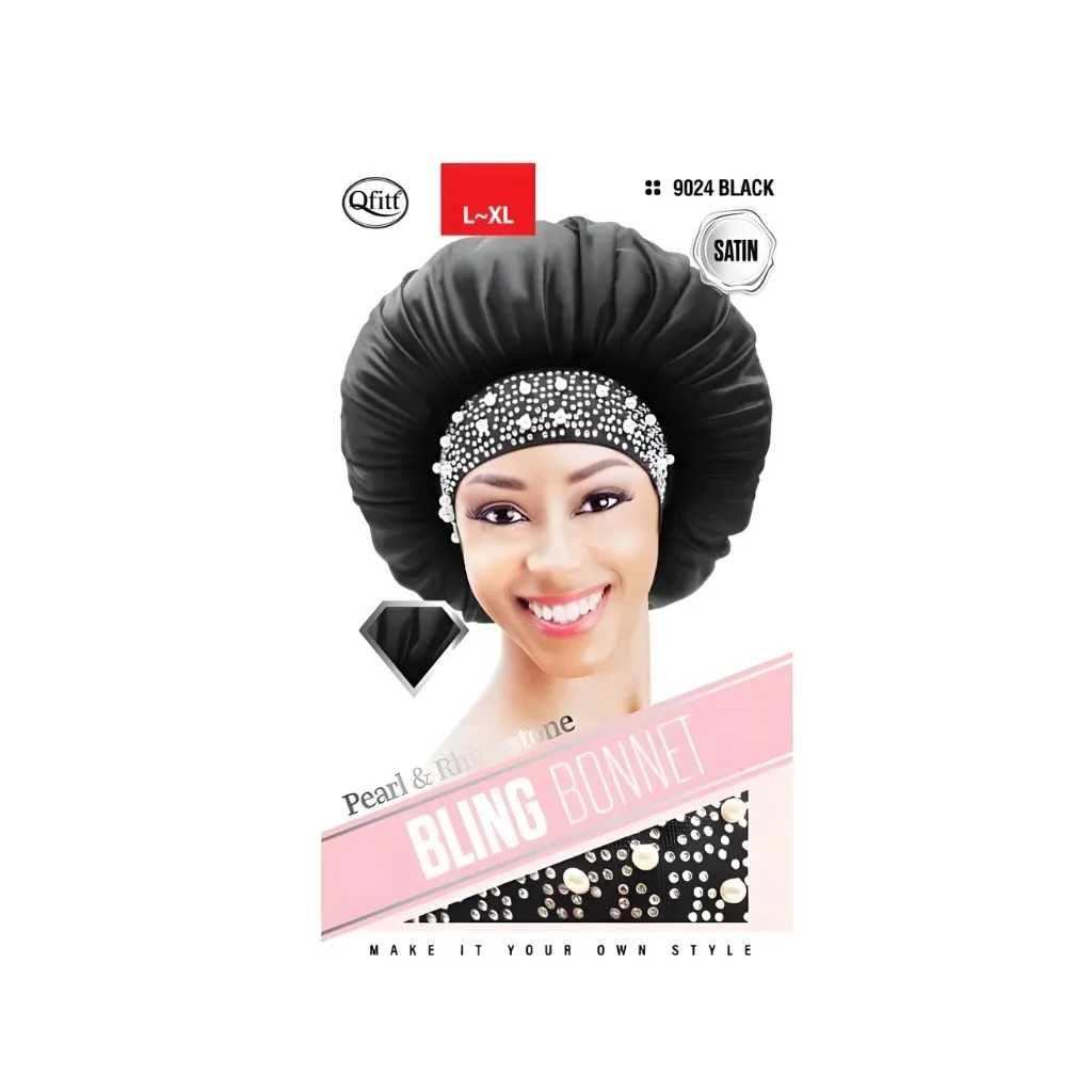 Bling Satin Bonnet 12CT