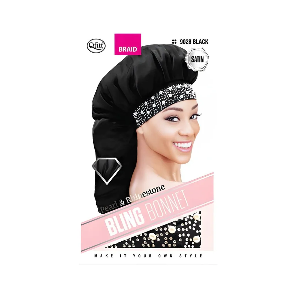 Bling Satin Bonnet 12CT